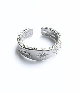 Silver Star Ring, 925 Stamped, Siren, Fairy, Elf, Birthday Gift, Mystical, Bold, Statement Ring, Grunge, y2k, Christmas Gift